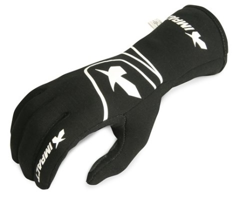 Driving Gloves - G6 - SFI 3.3/5 - Double Layer - Aramid / Suede - Black - X-Large - Pair