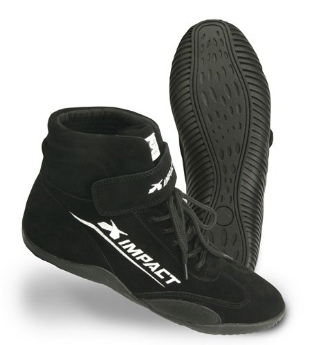 Driving Shoe - Axis - High-Top - SFI 3.3/5 - Suede Outer - Fire Retardant Fabric Inner - Black - Size 7 - Pair
