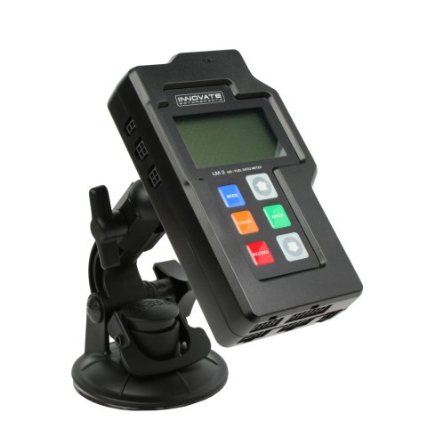 Data Logger Mount - Window Mount - Suction Cup Attachment - Plastic - Black - Innovate Motorsports LM-2 - Each