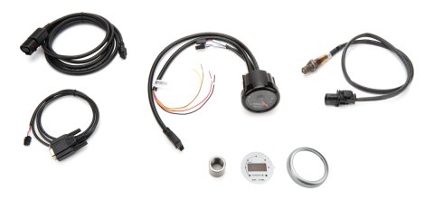 Air-Fuel Ratio Gauge - MTX-AL - Wideband - 8:1-18:1 AFR - Electric - Digital - Full Sweep - 2-1/16 in Diameter - Black Face - Each