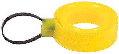 Spring Rubber - Soft - 2.5 to 2.625 in Springs - 1.25 in Height - Polyurethane - Yellow - Each