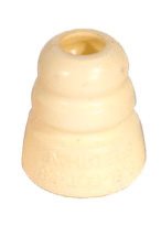 Bump Stop - Tree - 1.93 in OD - 2.25 in Tall - Shock Mount - Medium - Polyurethane - White - Each