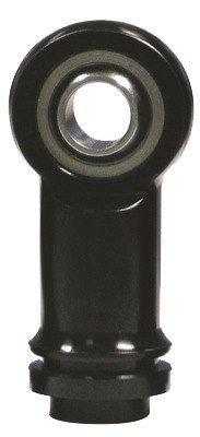 Shock End - Spherical - 1/2 in Bore - 7/16-20 Female Thread - 1 in Extended - Steel - Black Paint - Integra Shocks - Each