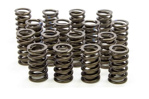 Valve Spring - Single Spring / Damper - 310 lb/in Spring Rate - 1.160 in Coil Bind - 1.260 in OD - Set of 16
