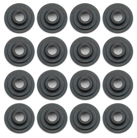 Valve Spring Retainer - 7 Degree - 1.080 in / 0.735 in OD Steps - Dual Spring - Chromoly - Set of 16