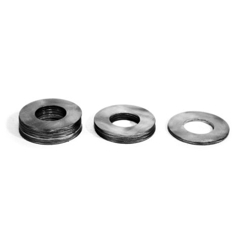 Valve Spring Shim Kit - 0.010 / 0.015 / 0.020 / 0.030 in Thick - 1.250 in OD - Steel - Kit