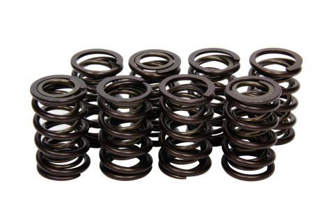 Valve Spring - Dual Spring - 280 lb/in Spring Rate - 0.970 in Coil Bind - 1.340 in OD - Set of 8