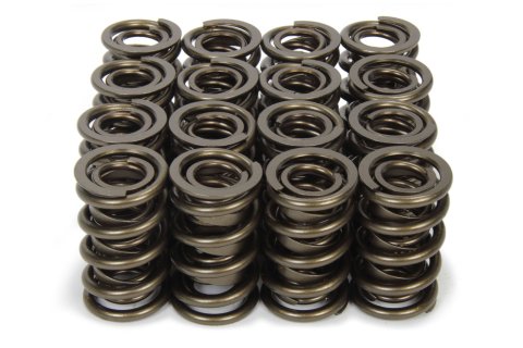 Valve Spring - RAD-9000 - Dual Spring / Damper - 570 lb/in Spring Rate - 1.130 in Coil Bind - 1.570 in OD - Set of 16