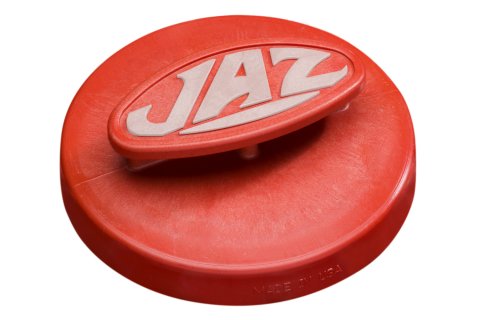 Fuel Cell Filler Cap - Twist Lock - 4 in OD - T-Handle - Plastic - Red - JAZ Logo - Each