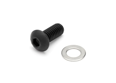 Transmission Screw - 5/16-18 in Thread - 0.75 in Long - Button Head - Steel - Black Oxide - Jerico Transmission - Each