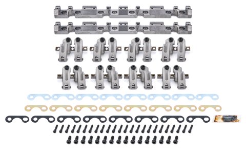 Rocker Arm - Pro Series - Shaft Mount - 1.6 / 1.6 Ratio - Full Roller - Aluminum - Natural - AFR Eliminator 245 Heads - Small Block Chevy - Set of 16