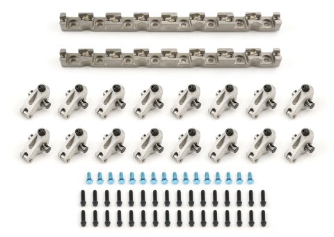 Rocker Arm - Pro Series - Shaft Mount - 1.7 / 1.7 Ratio - Full Roller - Aluminum - Natural - AFR Mongoose Heads - GM LS-Series - Set of 16