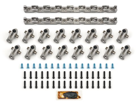 Rocker Arm - Pro Series - Shaft Mount - 1.8 / 1.8 Ratio - Full Roller - Aluminum - Natural - AFR Mongoose Heads - GM LS-Series - Set of 16