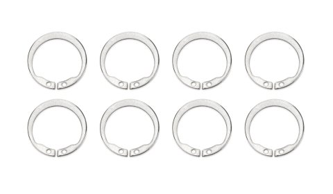 Snap Ring - 9/16 in Diameter - Steel - Natural - Axle Assembly Retainer Ring - Jesel Rocker Arms - Set of 8