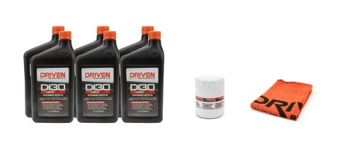 Motor Oil - DI30 - 5W30 - Synthetic - Oil Filter Included - Six 1 qt Bottles - Ford Ecoboost V6 2011-15 - Kit