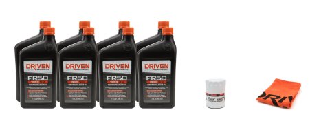 Motor Oil - FR50 - 5W50 - Synthetic - Oil Filter Included - Eight 1 qt Bottles - Ford Coyote 2012-13 - Kit