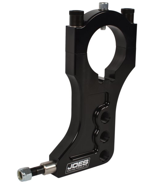 Trailing Arm Bracket - Adjustable - Clamp-On - 3 in OD Axle Tubes - Aluminum - Black Anodized - Kit