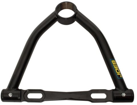 Control Arm - Slotted - Tubular - Upper - 9 in Long - Thread-In Ball Joint - Aluminum - Black Powder Coat - Universal - Each