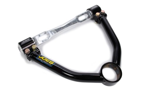 Control Arm - Tubular - Slotted Bearing Style - Upper - 10.5 in Long - 10 Degree - Screw-In Ball Joint - Aluminum / Steel - Black Powder Coat - Each
