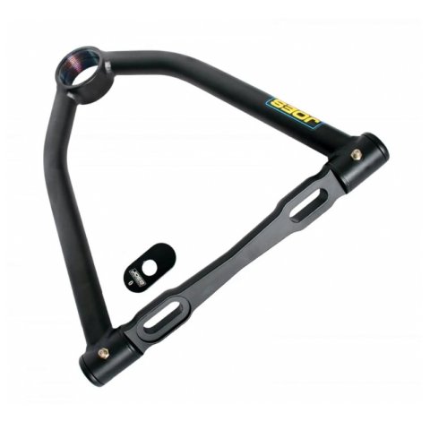 Control Arm - Tubular - Slotted Bearing Style - Upper - 11.5 in Long - 10 Degree - Screw-In Ball Joint - Steel - Black Powder Coat - Each
