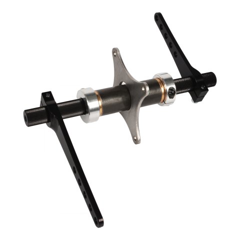 Bell Crank - Adjustable - Panel Mount - Cross Shaft - Aluminum - Black Anodized - Sprint Car Throttle Linkages - Each