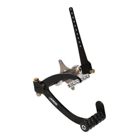 Pedal Assembly - Gas - Conventional Billet - Weld-On - Aluminum - Black Anodized - Each