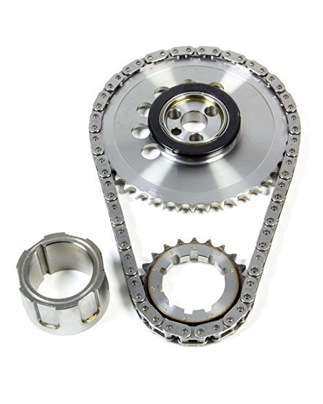 Timing Chain Set - Single Roller - Keyway Adjustable - Needle Bearing - Billet Steel - GM LS-Series - Kit