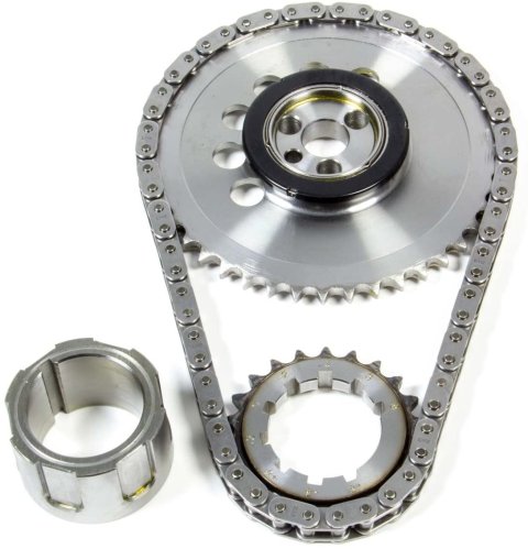 Timing Chain Set - Single Roller - Keyway Adjustable - Needle Bearing - Billet Steel - GM LS-Series - Kit