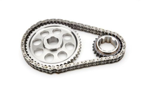 Timing Chain Set - Double Roller - Keyway Adjustable - 0.010 in Shorter - Billet Steel - Small Block Mopar - Kit
