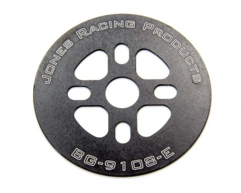 Belt Guide - 1/16 in Thick - 3/4 in Hole - Aluminum - Black Anodized - 4 in Diameter Pulley - Each