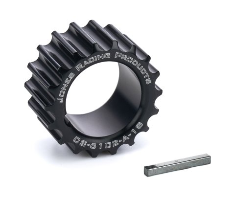 Crankshaft Pulley - HTD - 18 Tooth - 1 in Wide - 8 mm Pitch - 1-1/8 in Mandrel - 1/8 in Keyway - Aluminum - Black Anodized - Universal - Each