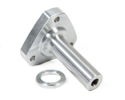 Crankshaft Mandrel - 3.5 in Mandrel Length - Aluminum - Clear Anodized - Big Block Chevy - Each