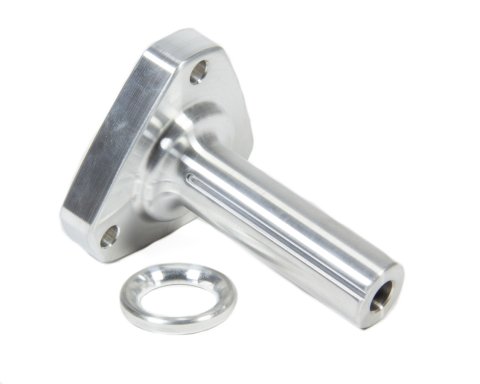 Crankshaft Mandrel - 3.5 in Mandrel Length - Aluminum - Clear Anodized - Big Block Chevy - Each