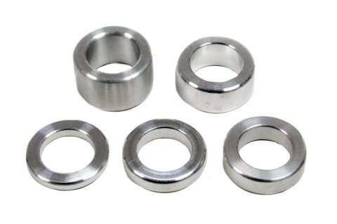 Crank Mandrel Spacer - 0.25 to 1 in Thick - 1.125 in Mandrel - Aluminum - Natural - Kit