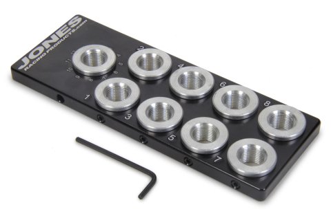 Spark Plug Indexer - 14 mm Flat / Tapered Plugs - Plastic - Aluminum - Black Anodized - Each