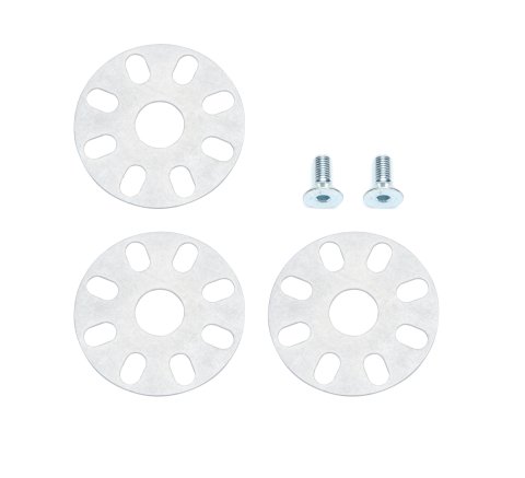 Water Pump Pulley Shim - 0.063 in Thick - 5/8 in and 3/4 in Shaft - Aluminum - Natural - Set of 3
