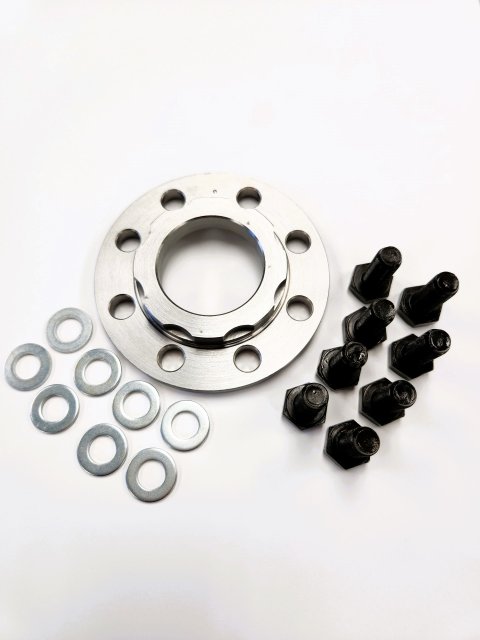 Transmission Adapter - Crankshaft Adapter - GM Torque Converter to Mopar Gen III Hemi Crankshaft - Steel - Natural - Each