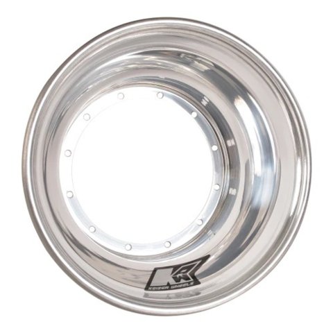 Wheel Shell - Inner or Outer - 10 x 6 in - Aluminum - Polished - Each
