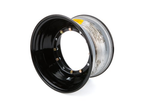 Wheel - 10 x 6 in - 3.000 in Backspace - 4 x 6.75 in Bolt Pattern - Aluminum - Black Powder Coat - Each