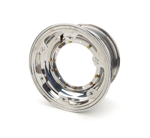 Wheel - Direct Mount - 15 x 9 in - 5.000 in Backspace - Proring Beadlock - Aluminum - Polished - Sprint Car - Each