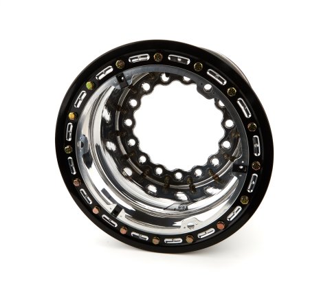 Wheel - 15 x 14 in - 5.000 in Backspace - Wide 5 Bolt Pattern - Beadlock - Aluminum - Polished - Each