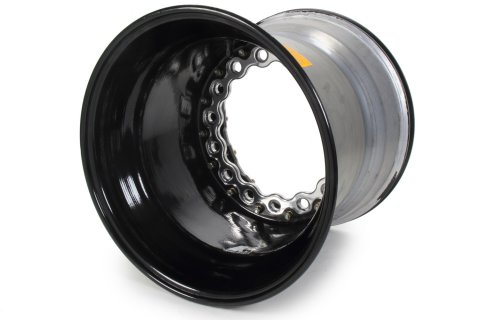 Wheel - Matrix Modular - 15 x 14 in - 5.000 in Backspace - Wide 5 Bolt Pattern - Inner Beadlock - Aluminum - Black Powder Coat - Each