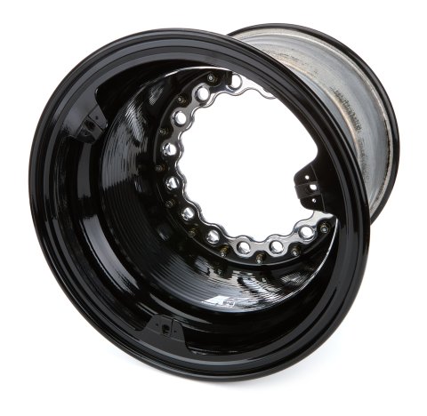 Wheel - Matrix Modular - 15 x 14 in - 5.000 in Backspace - Wide 5 Bolt Pattern - Aluminum - Black Anodized - Each