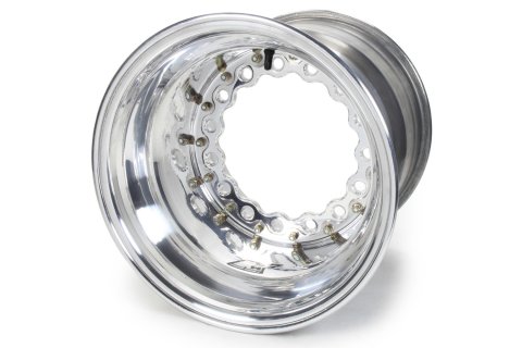 Wheel - 15 x 14 in - 6.000 in Backspace - Wide 5 Bolt Pattern - Aluminum - Polished - Each