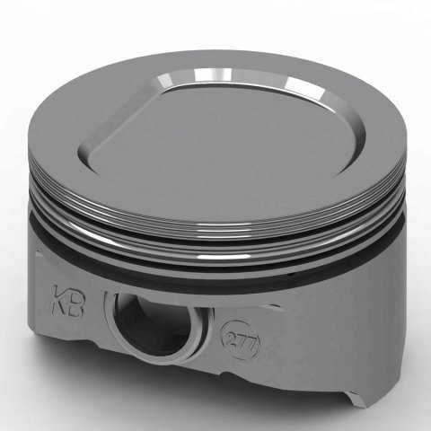 Piston - KB Series - Hypereutectic - 4.156 in Bore - 5/64 x 5/64 x 3/16 in Ring Grooves - Minus 15.00 cc - Oldsmobile V8 - Set of 8