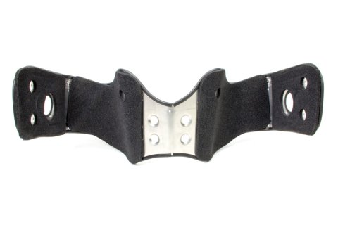 Leg Protector - Steering Box Mount - Neoprene Coated - Aluminum - Natural - Sprint Car - Each