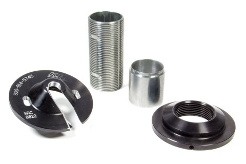 Coil-Over Kit - 5 in OD Spring - 2 in Shock - 5 in Sleeve - Aluminum - Black / Clear Anodized - AFCO Shocks - Kit