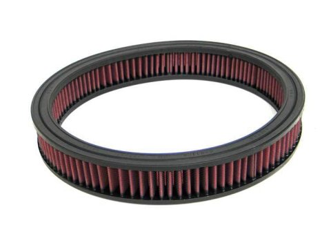 Air Filter Element - 12.5 in Diameter - 2 in Tall - Reusable Cotton - Red - Chevy Corvette - 1963-65 - Each