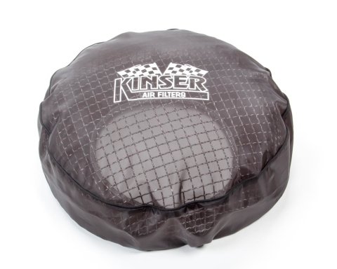 Air Box Wrap - Pre Filter - Round - 14 in Diameter - Top - Kinsler Logo - Polyester - Black - Each