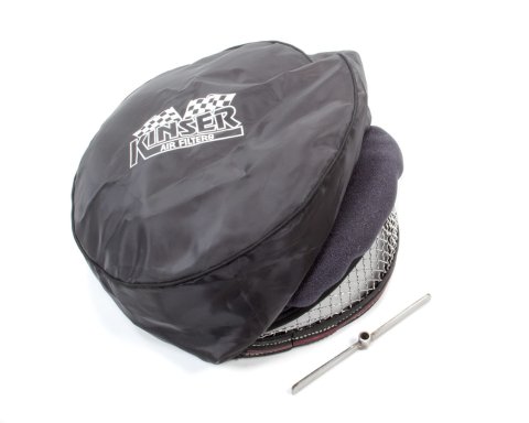 Air Filter Element - 14 in Diameter - 5.5 in Tall - Aluminum - Natural - Kinser Filter / Air Box Guard - Each